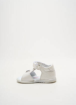 Sandales/nu pieds fermeture boucle(s) bout ouvert blanc BOPY fille