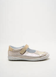 Ballerines bout rond bout rond beige BOPY fille