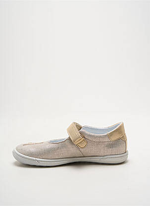 Ballerines bout rond bout rond beige BOPY fille