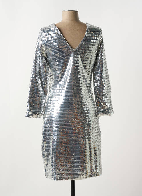 Robe courte argent Y.A.S pour femme