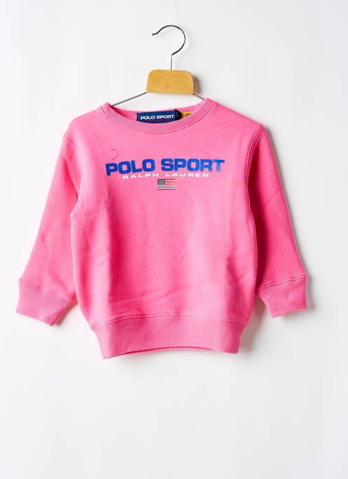 Sweat-shirt rose RALPH LAUREN pour fille