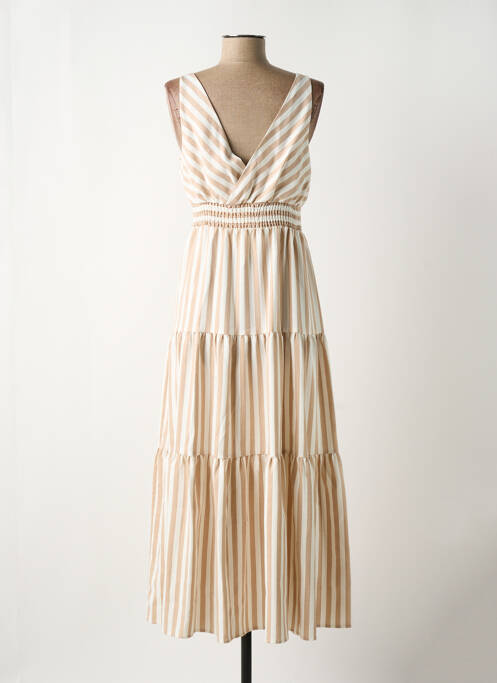 Robe longue beige Y.A.S pour femme