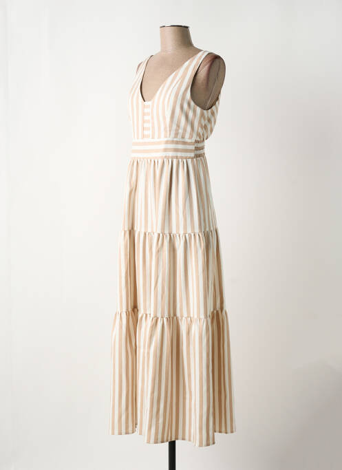 Robe longue beige Y.A.S pour femme