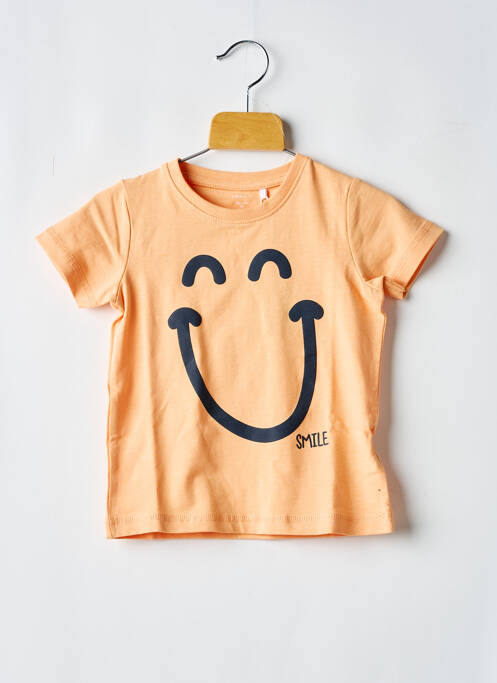 T-shirt orange NAME IT pour garçon