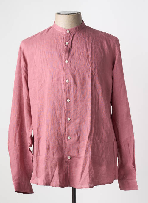 Chemise manches longues rose SELECTED pour homme