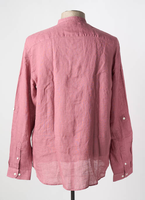 Chemise manches longues rose SELECTED pour homme