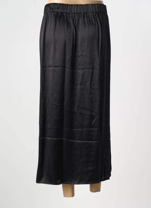 Jupe mi-longue noir SELECTED pour femme