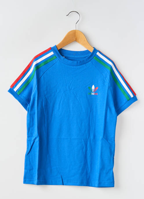 T-shirt bleu ADIDAS pour enfant