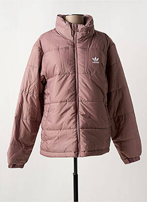 Doudoune col col montant marron ADIDAS homme