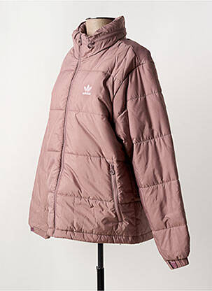 Doudoune col col montant marron ADIDAS homme