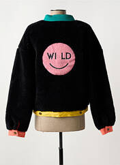 Manteau court noir WILD pour femme seconde vue