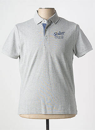 T-shirt gris SCHOTT homme