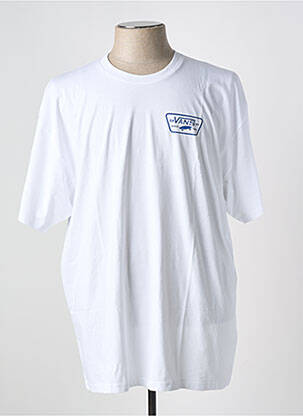 T-shirt col rond bleu VANS homme