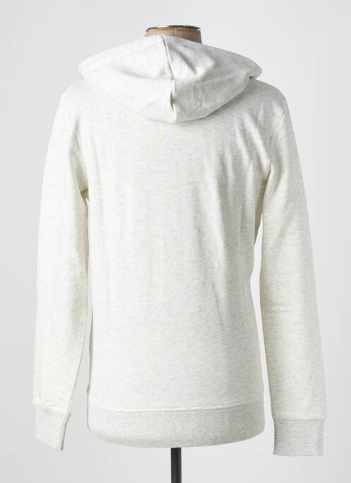 Sweat-shirt à capuche blanc JACK & JONES pour homme