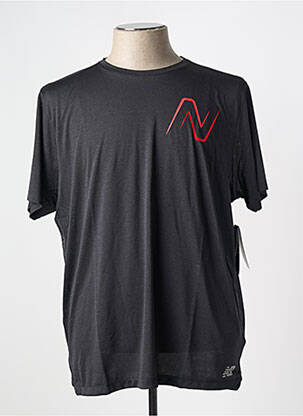 T-shirt col rond noir NEW BALANCE homme