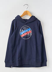 Sweat-shirt à capuche bleu JACK & JONES pour garçon seconde vue
