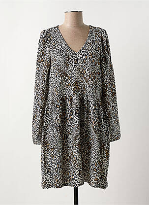 Robe courte col v noir VILA femme