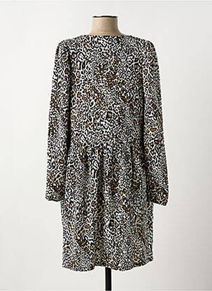 Robe courte col v noir VILA femme