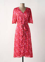 Robe mi-longue rose VILA pour femme seconde vue