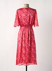 Robe mi-longue rose VILA pour femme seconde vue