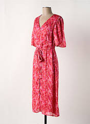 Robe mi-longue rose VILA pour femme seconde vue