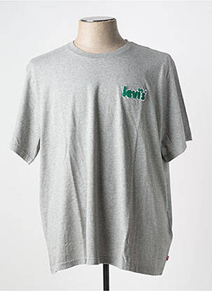 T-shirt col rond gris LEVI'S homme