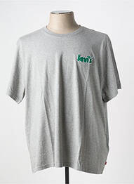 T-shirt col rond gris LEVIS homme