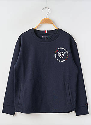 Sweat-shirt col rond bleu TOMMY HILFIGER garçon