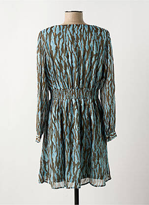 Robe courte col v marron VILA femme