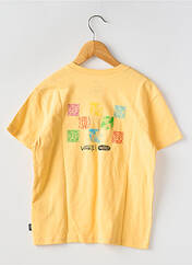 T-shirt jaune VANS pour fille seconde vue