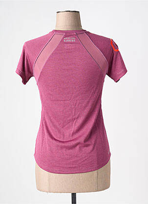 T-shirt col rond violet NEW BALANCE femme