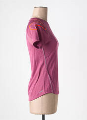 T-shirt violet NEW BALANCE pour femme seconde vue