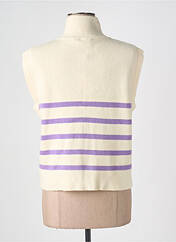 Gilet sans manche blanc VILA pour femme seconde vue