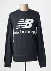 Sweat-shirt noir NEW BALANCE pour homme seconde vue