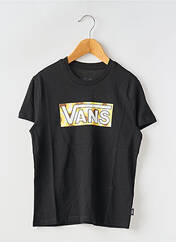 T-shirt noir VANS pour fille seconde vue