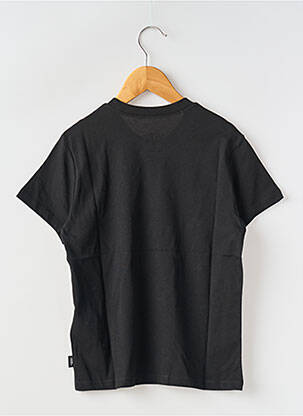 T-shirt col rond noir VANS fille