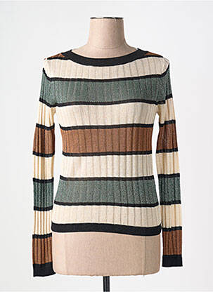 Pull col rond beige VILA femme