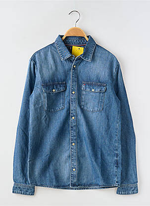Chemise manches longues bleu TOMMY HILFIGER garçon