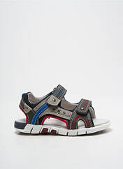 Sandales/Nu pieds gris BOPY pour garçon seconde vue