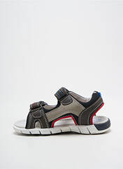 Sandales/Nu pieds gris BOPY pour garçon seconde vue