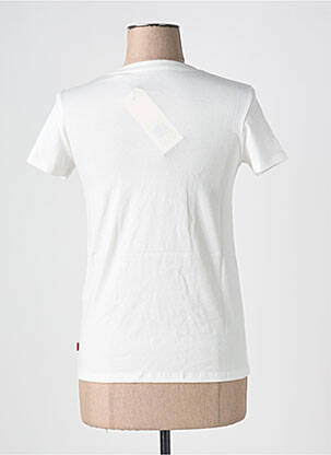 T-shirt col rond blanc LEVI'S femme