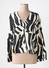 Blouse col v noir VILA femme