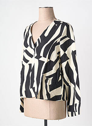 Blouse col v noir VILA femme