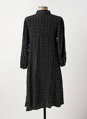 Robe courte col rond noir VILA femme