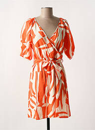 Robe courte col v beige VILA femme