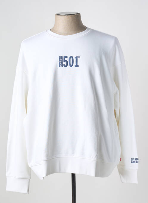 Sweat-shirt blanc LEVIS pour homme