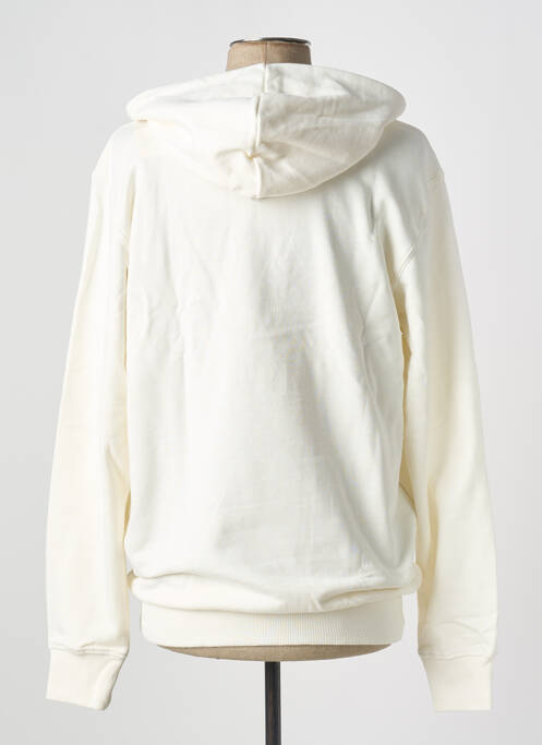 Sweat-shirt à capuche blanc JACK & JONES pour homme
