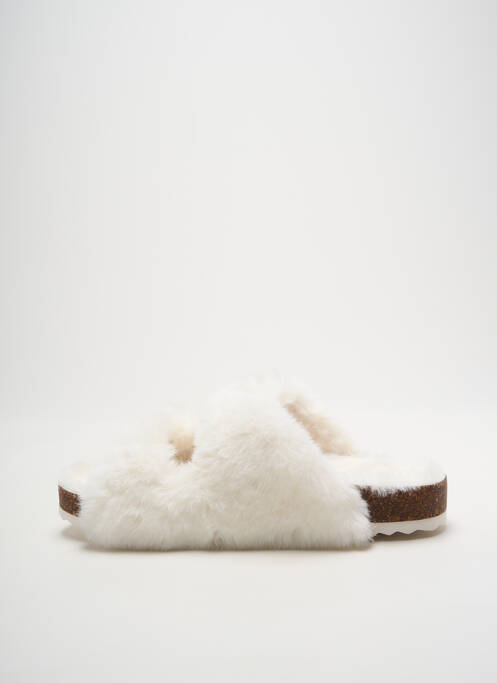 Chaussons/Pantoufles blanc BUFFALO pour femme