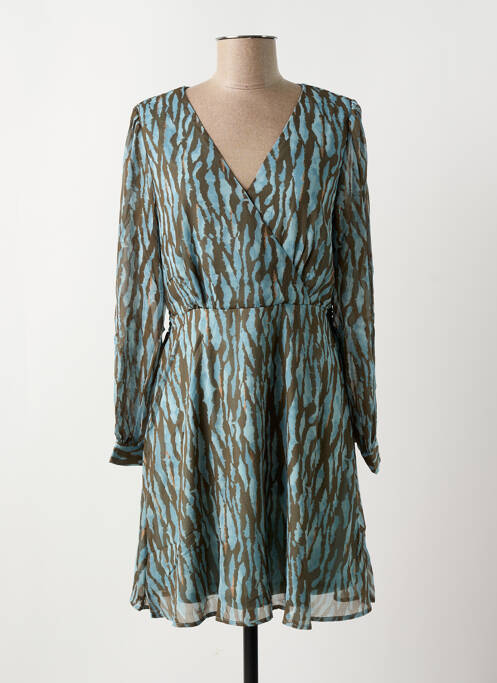 Robe courte marron VILA pour femme