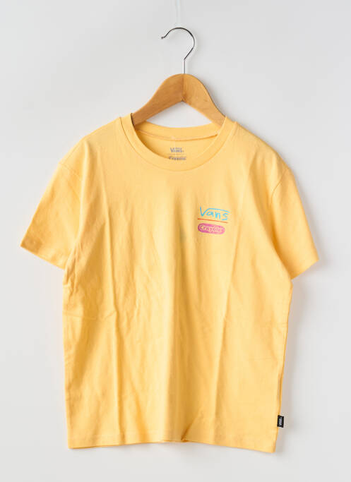 T-shirt jaune VANS pour fille